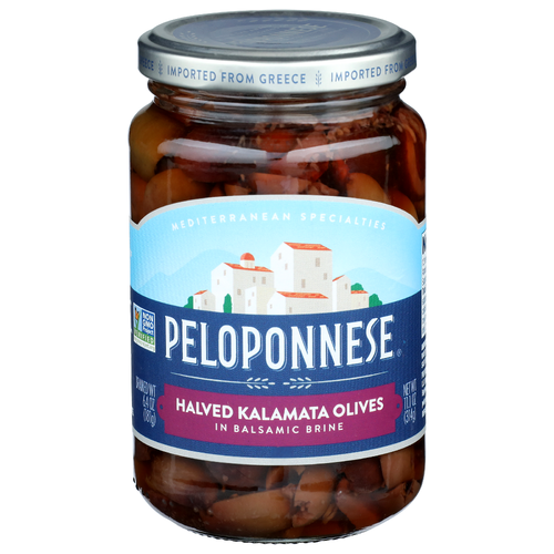 Peloponnese Kalamata Halved Olives - 11.1 Ounce