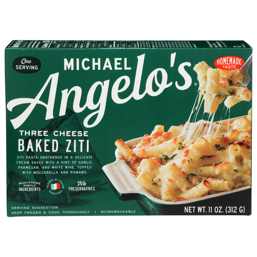 Michael Angelo's Three Cheese Baked Ziti - 11 Ounce - 1 Count