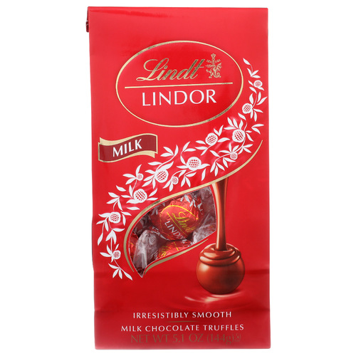 Lindt Lindor Irresistibly Smooth Milk Chocolate Truffles - 5.1 Ounce