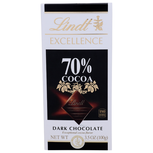 Lindt Excellence 70% Cocoa Dark Chocolate - 3.5 Ounce