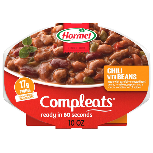 Hormel Compleats Chili With Beans - 10 Ounce
