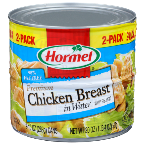 Hormel Chicken Breast With Rib Meat In Water Premium - 10 Ounce - 2 Count