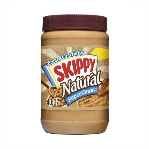 Skippy Super Chunk Natural Peanut Butter Spread - 40 Ounce