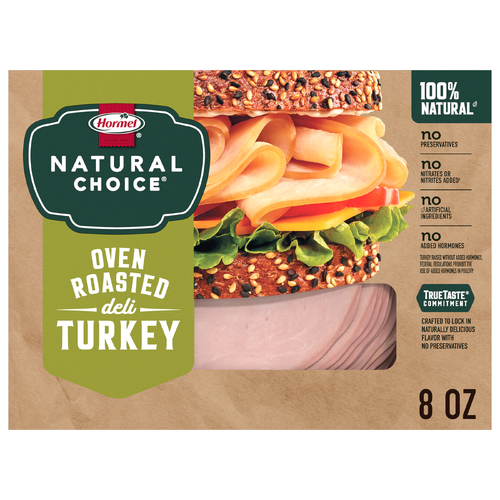 Natural Choice Hormel Oven Roasted Deli Turkey - 8 Ounce Image 1 of 4