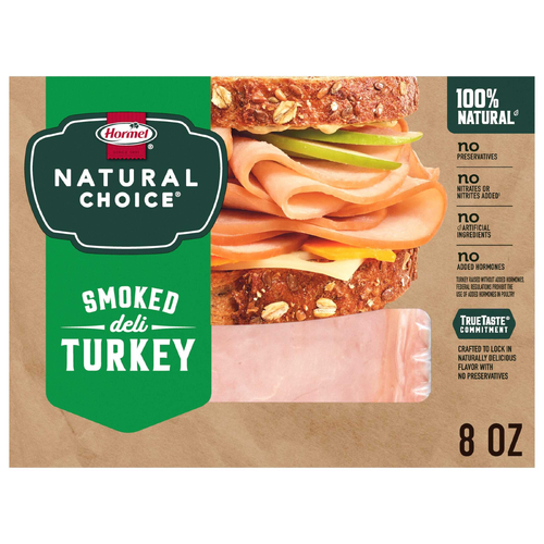 Hormel Natural Choice Smoked Deli Turkey - 8 Ounce Image 1 of 4