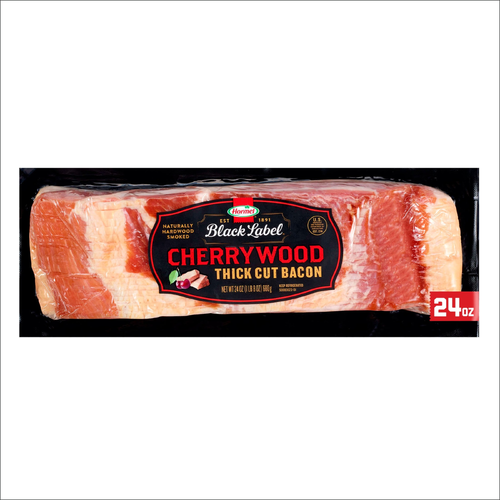 Hormel Black Label Cherrywood Smoked Thick Cut Bacon - 24 Ounce Image 1 of 4
