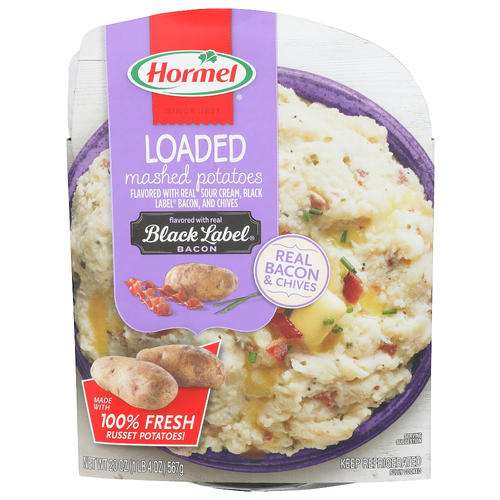 Hormel Real Sour Cream, Black Label Bacon, And Chives Loaded Mashed Potatoes - 20 Ounce