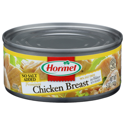 Hormel No Salt Added In Water With Rib Meat Chicken Breast - 5 Ounce
