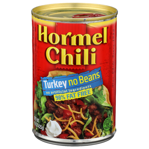 Hormel Chili Turkey No Beans - 15 Ounce