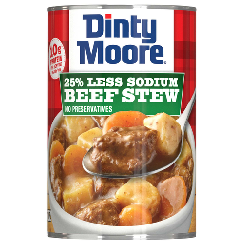 Dinty Moore Beef Stew 25% Less Sodium - 15 Ounce