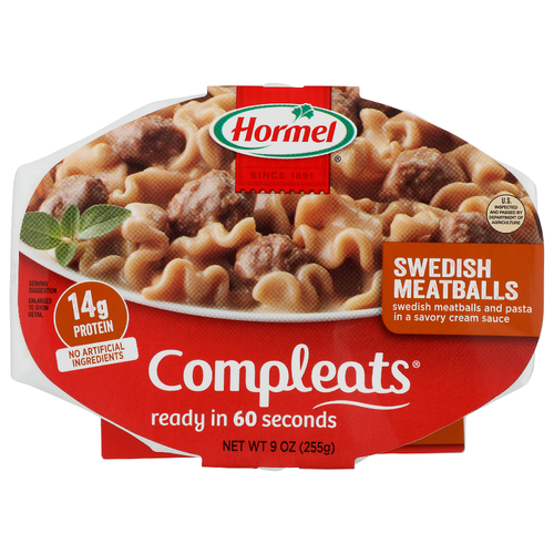 Hormel Compleats Swedish Meatballs - 9 Ounce