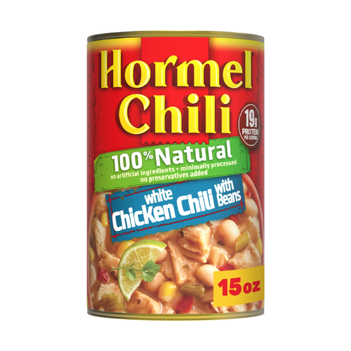 Hormel Chili 100% Natural White Chicken With Beans - 15 Ounce