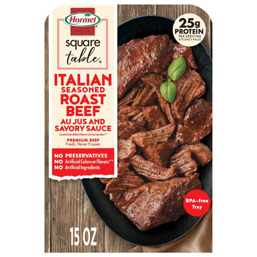 Hormel Square Table Italian Style Beef Roast Au Jus - 15 Ounce Image 1 of 4