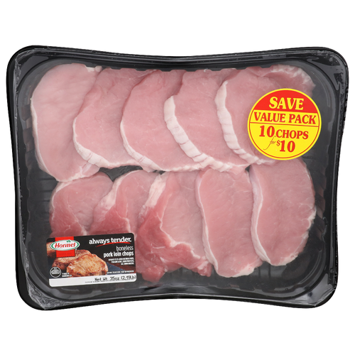 Hormel Boneless Pork Loin Chops - 35 Ounce