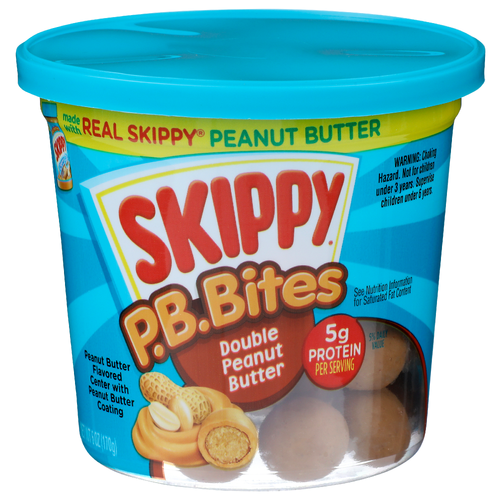 Skippy Double Peanut Butter P.B.BITES - 6 Ounce - 1 Count