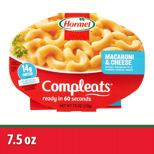 Hormel Compleats Macaroni & Cheese - 7.5 Ounce