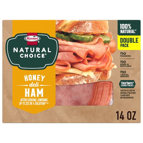 Hormel Natural Choice Honey Deli Ham Double Pack - 14 Ounce
