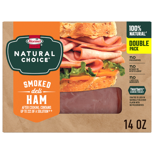 Hormel Natural Choice Smoked Deli Ham Double Pack - 14 Ounce Image 1 of 4