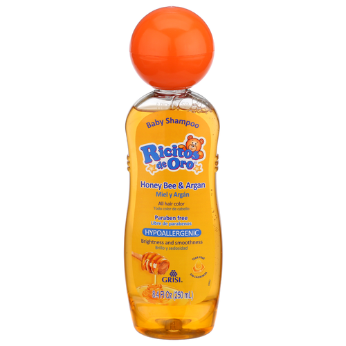 Grisi Ricitos De Oro Honey Bee & Argan Baby Shampoo - 8.4 Fluid Ounce