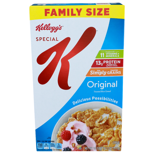 Kellogg's Special k Original Toasted Rice Cereal - 18 Ounce