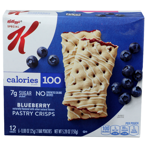 Special K Blueberry Pastry Crisps - 0.88 Ounce - 6 Count