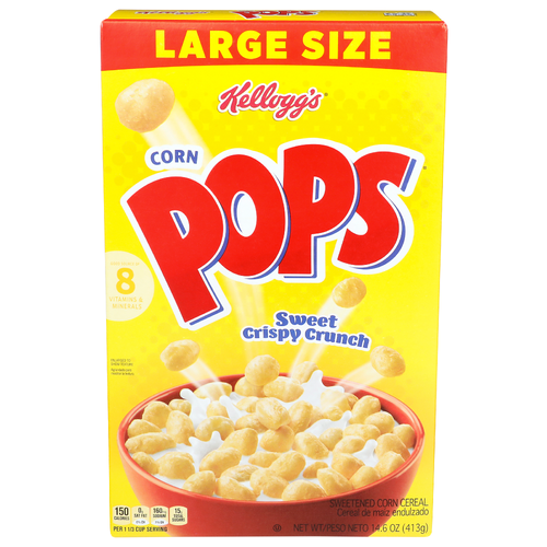 Kellogg's Large Size Corn Pops Cereal - 14.6 Ounce Image 1 of 4