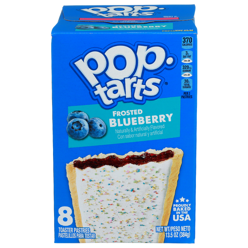 Pop-Tarts Blueberry Frosted Toaster Pastries - 1.688 Ounce - 8 Count