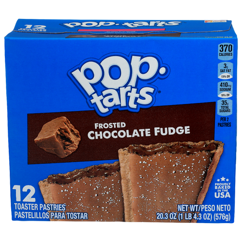 Pop-Tarts Frosted Chocolate Fudge - 1.692 Ounce - 12 Count