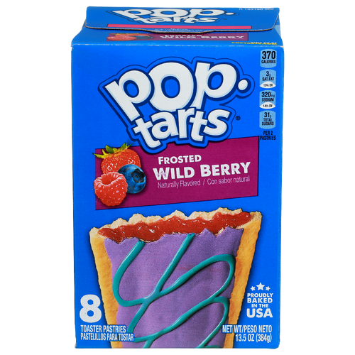 Pop-Tarts Wild Berry Frosted Toaster Pastries - 1.688 Ounce - 8 Count