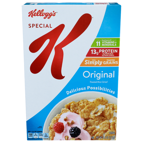 Kellogg's Special k Original Toasted Rice Cereal - 9.6 Ounce