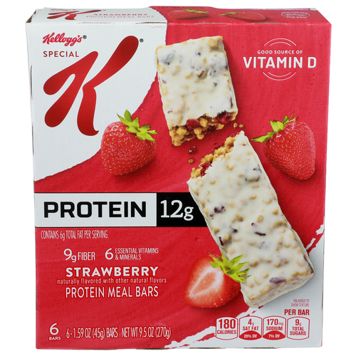 Kellogg's Special k Strawberry Protein Meal Bars - 1.583 Ounce - 6 Count