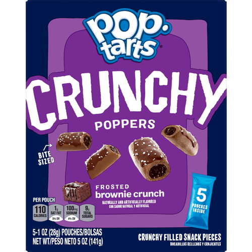 Pop-Tarts Crunchy Poppers Frosted Brownie Crunch - 5 Ounce