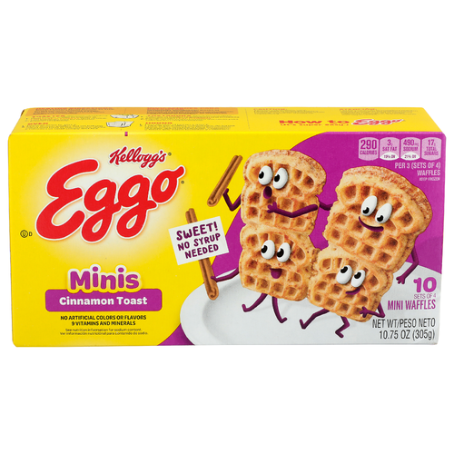 Kellogg's Eggo Minis Cinnamon Toast - 1.075 Ounce - 10 Count