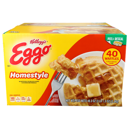 Kellogg's Eggo Homestyle - 1.233 Ounce - 40 Count