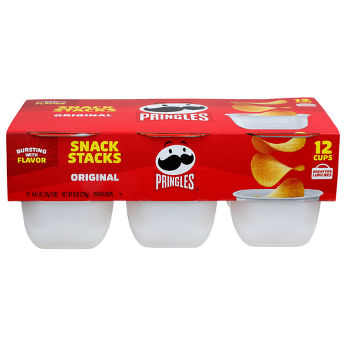 Pringles Original Potato Crisps - 0.667 Ounce - 12 Count