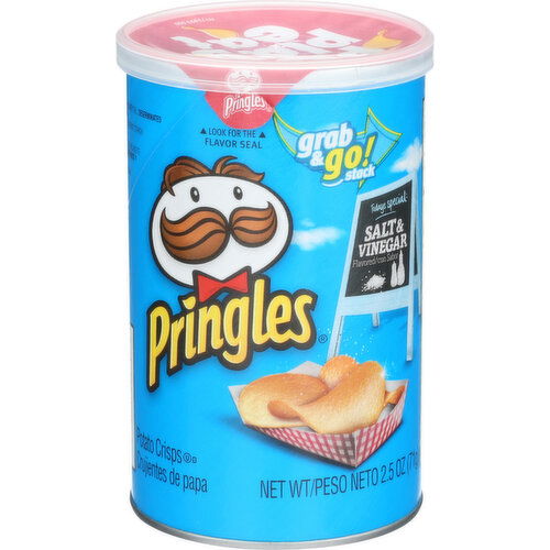 Pringles Potato Chips Salt & Vinegar - 2.5 Ounce