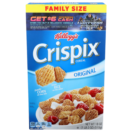 Kellogg's Crispix Original Family Size Cereal - 18 Ounce
