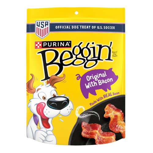 Purina Beggin' Beggin Soccer Crest Bacon Flavor Dog Treats - 25 Ounce Image 1 of 4