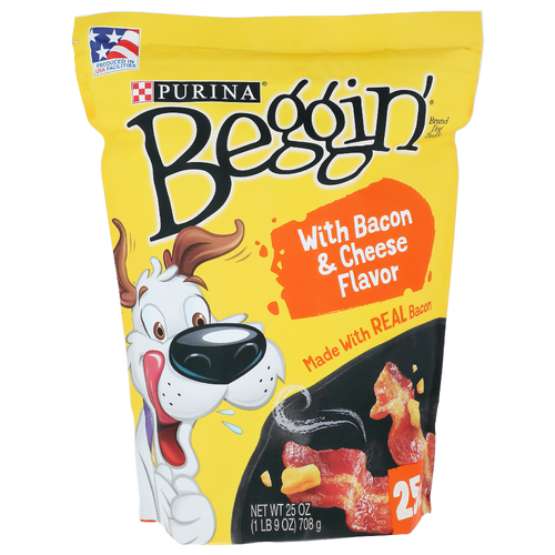Purina Beggin' Brand With Bacon & Cheese Dog Treats - 25 Ounce