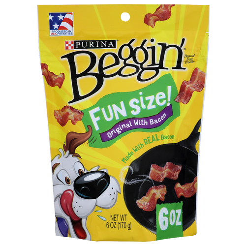 Purina Beggin' Brand Original With Bacon Dog Treat - 6 Ounce
