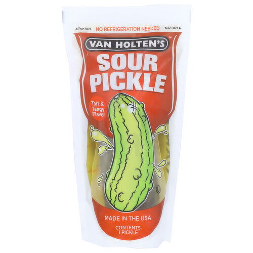 VAN HOLTEN'S Jumbo Pickle With a Sour Flavor - 1 Each