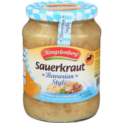 Hengstenberg Sauerkraut Bavarian Style - 24 Ounce