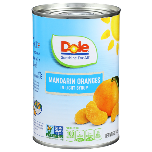 Dole In Light Syrup Mandarin Oranges - 15 Ounce