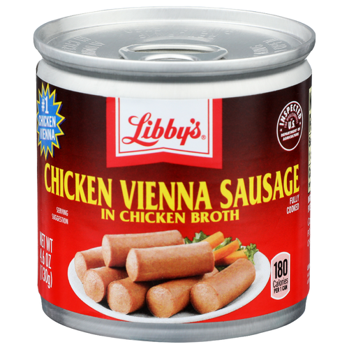 Libby's In Chicken Broth Vienna Sausage - 4.6 Ounce
