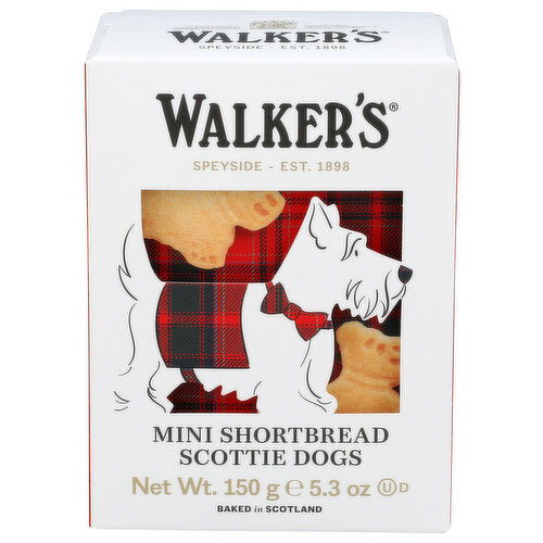 WALKER's Shortbread Butter Mini Scottie Dog 3D Carton - 150 Gram