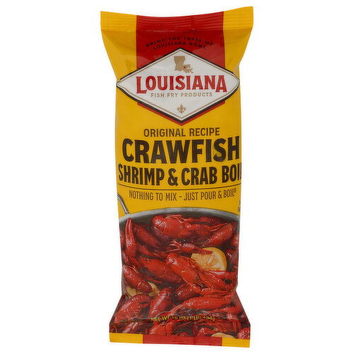 LOUISIANA FISH FRY PRODUCTS Crawfish Shrimp & Crab Boil - 16 Ounce