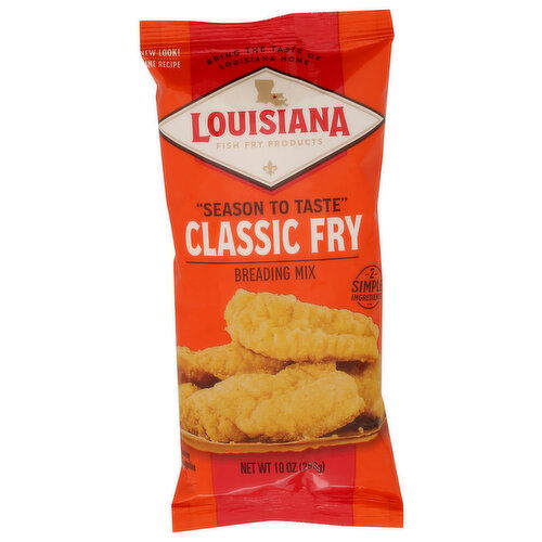 LOUISIANA FISH FRY PRODUCTS Unsesasoned Breading - 10 Ounce