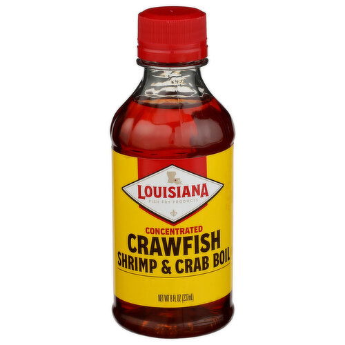 LOUISIANA FISH FRY PRODUCTS Concentrated Crawfish Crab & Shrimp Boil - 8 Fluid Ounce