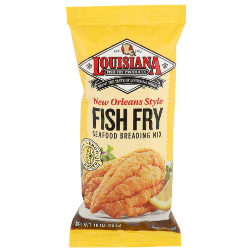 Louisiana Fish Fry New Orleans Style Seafood Breading Mix - 10 Ounce