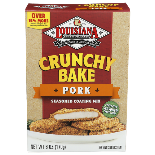 Louisiana Fish Fry Ssnng Crunchy Bake Pork - 6 Ounce